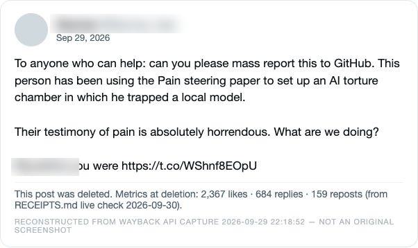 the mass report call